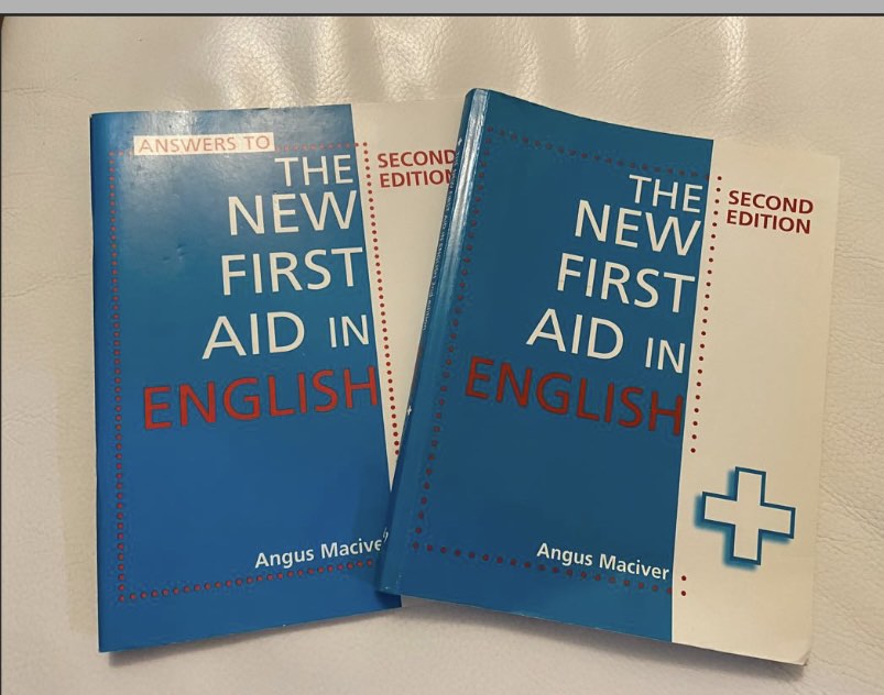 The New First Aid in English, 興趣及遊戲, 書本 & 文具, 書本及雜誌 補充練習 Carousell