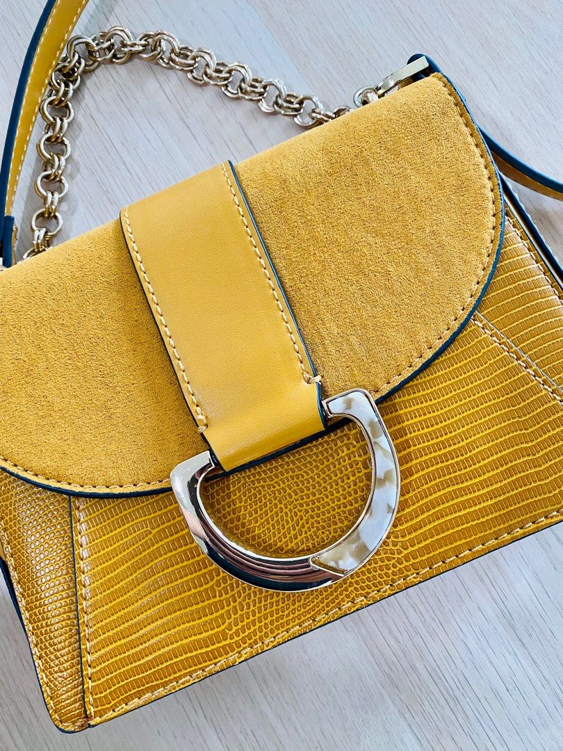 Mustard bag topshop hotsell