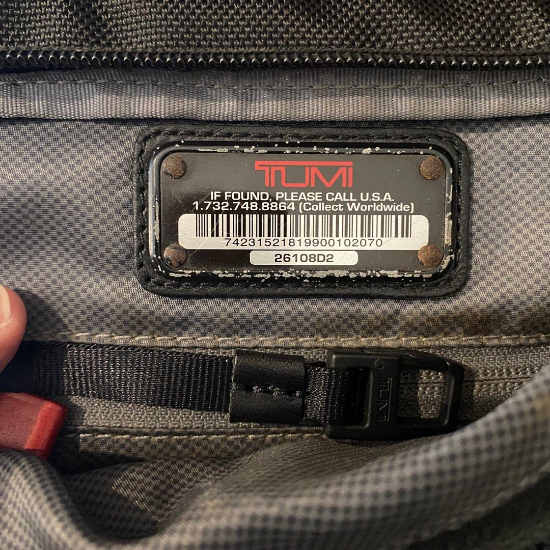 Tumi Alpha 2 organizer Portfolio brief original asli on Carousell