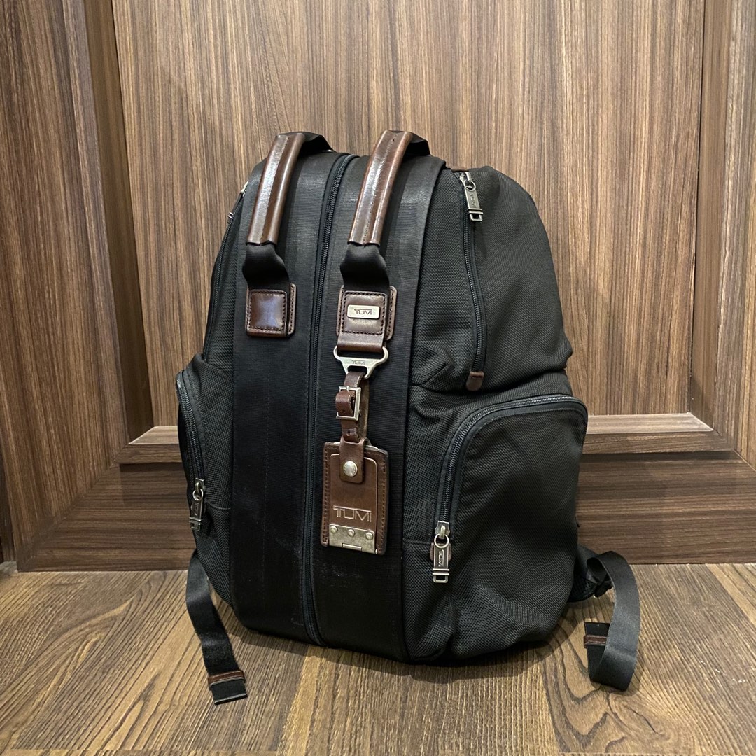 Tumi Backpack Alpha Bravo Travis original asli Fesyen Pria Tas