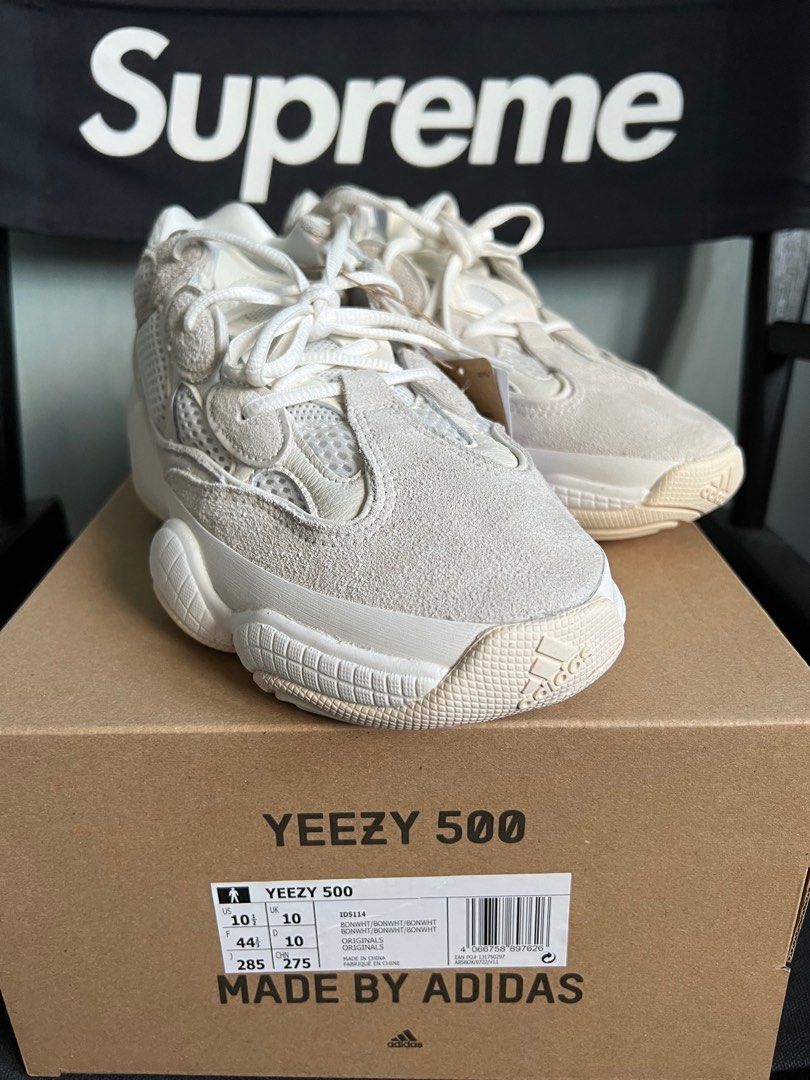 White sale yeezys 500