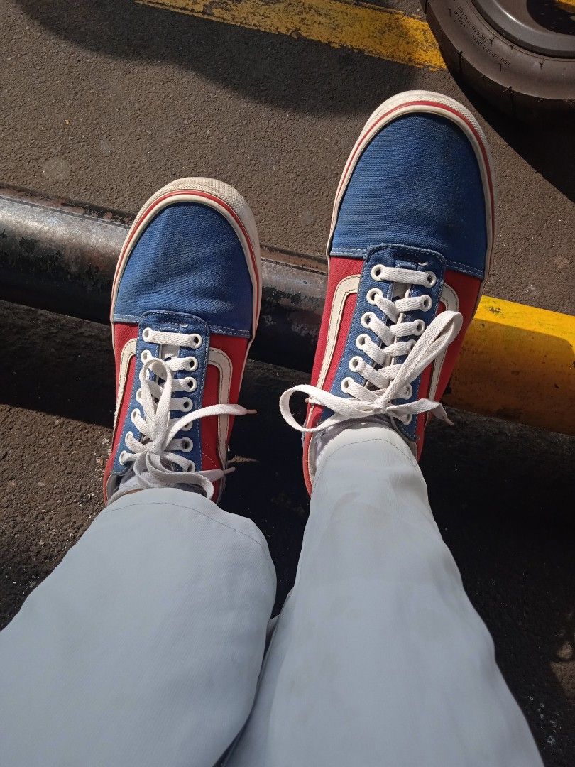 Vans style 36 true on sale blue red