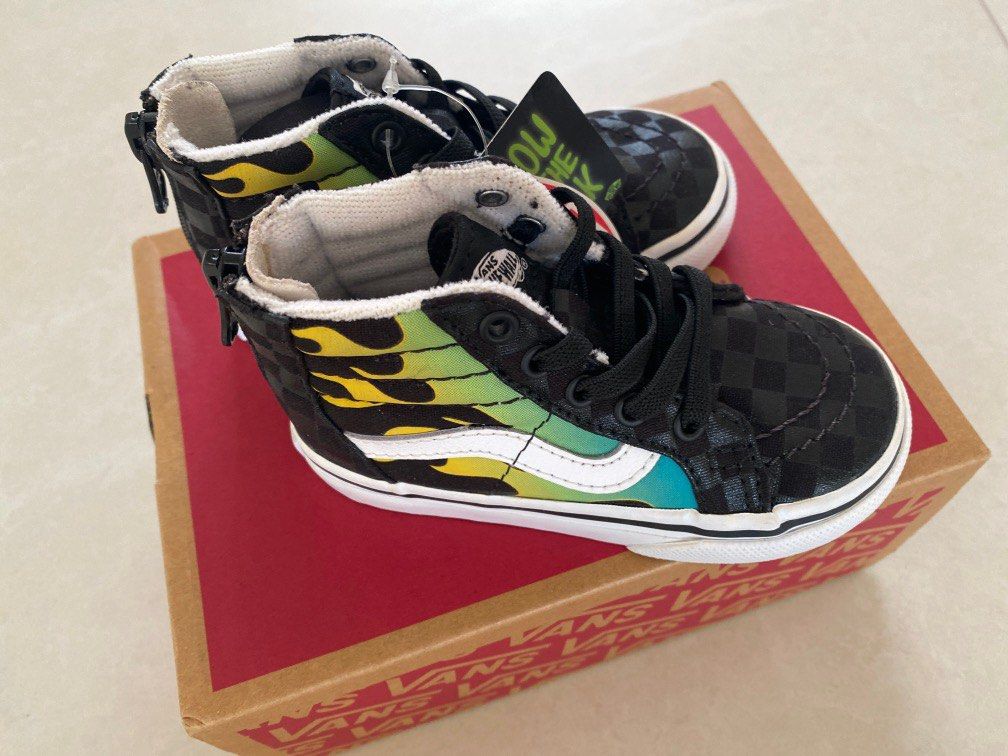 Glow flame new arrivals vans