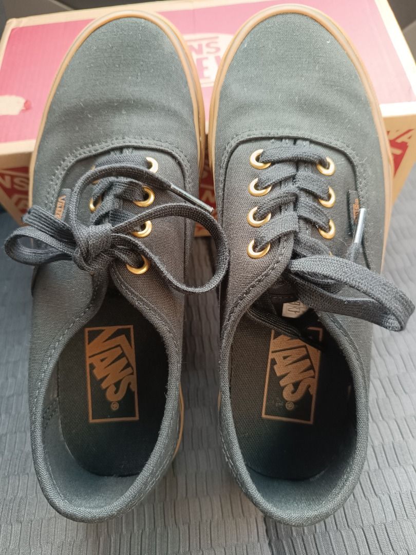 Dark grey deals vans womens