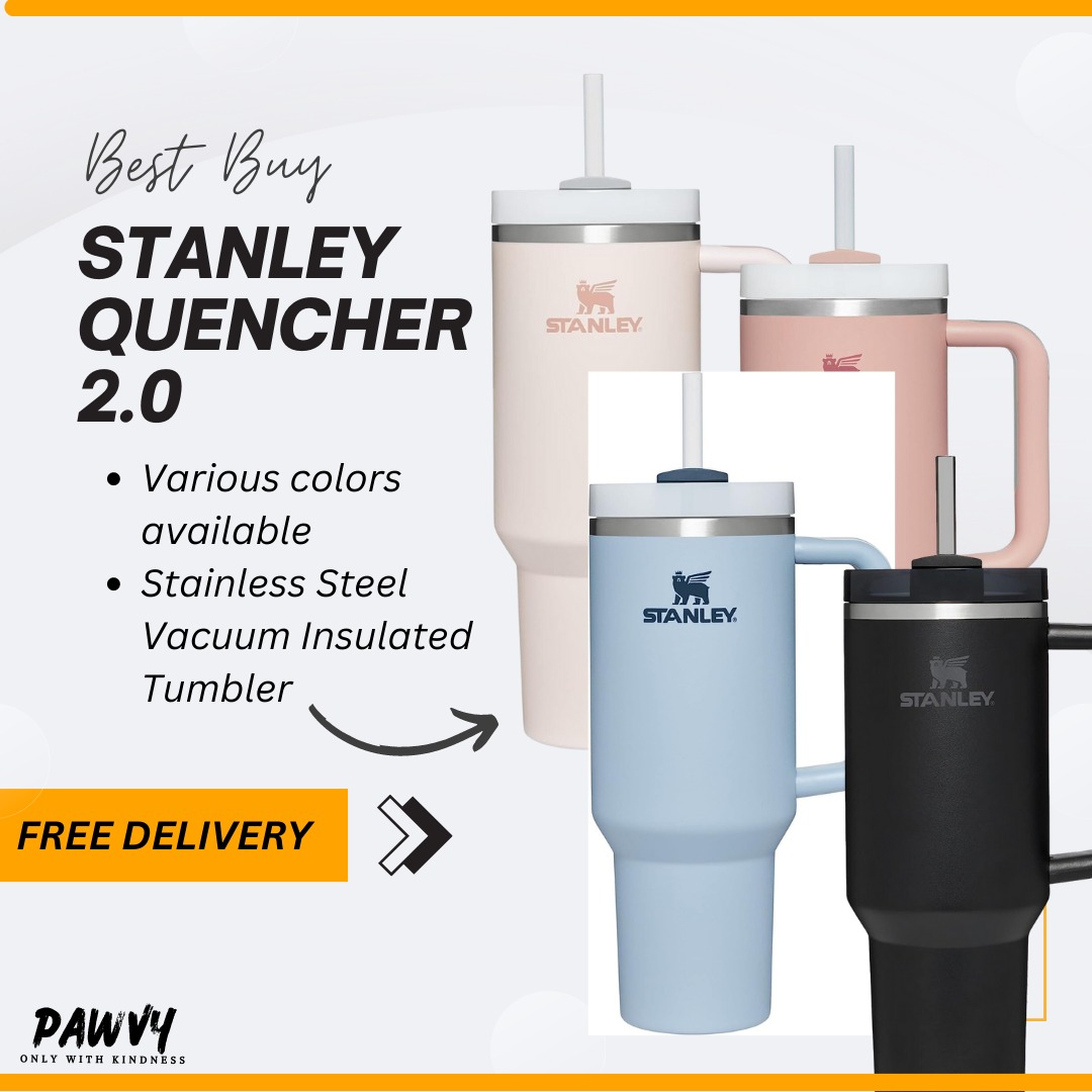 Water,　with　Tableware,　H2.0　Steel　Straw　FlowState　Home　Tea　for　Kitchenware　Coffee,　Stainless　Lid　Living,　Courier　Furniture　and　Insulated　Stanley　Smoothie,　Iced　or　Tumbler　Various　Vacuum　Quencher　Colors　FOC　Water