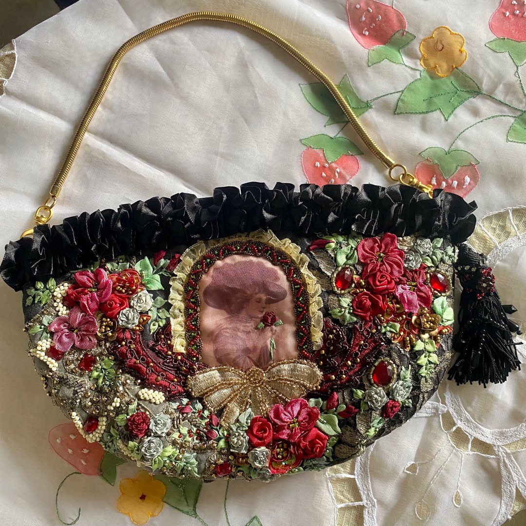 Vintage beaded bag clearance