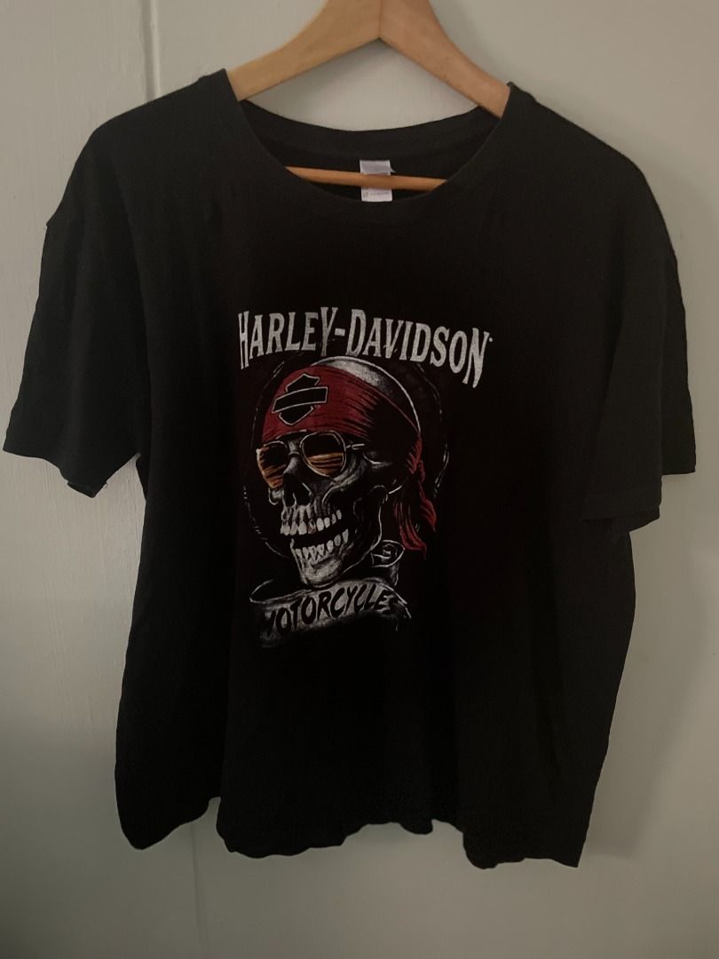 harley davidson printed t shirts