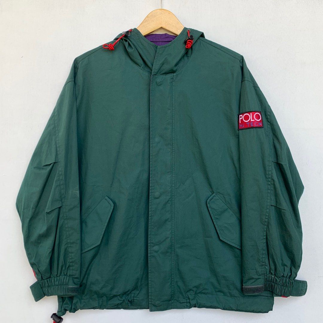VINTAGE POLO HI TECH RALPH LAUREN JACKET Fesyen Pria Pakaian