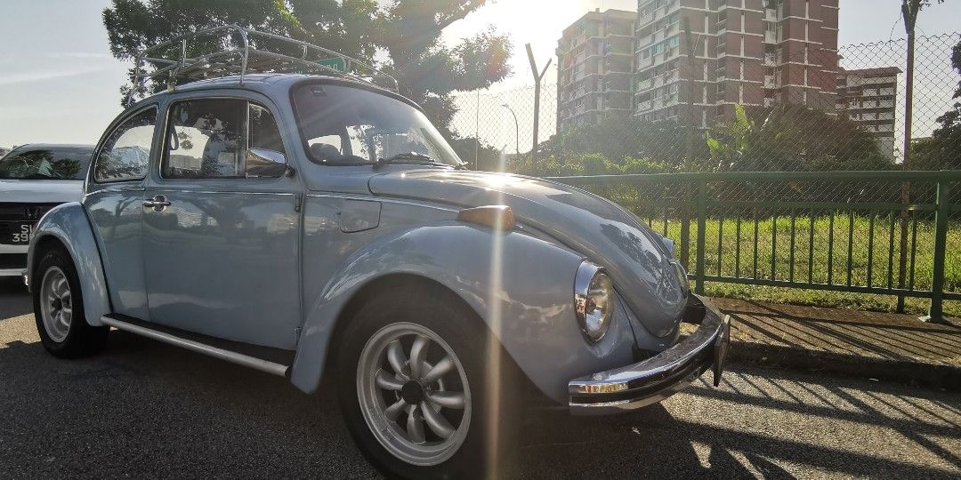 Volkswagen Beetle 1303s Manual (Category: Used Cars) located in Singapore. Submitted by marksim4946 (Listing ID 1247587172, Image 1). Description: geneberg gear lever 80% new- tyres,aircon,sideboards, carpets,carbs, suspension ,bearings , electrics. no rust ,complete floorboard welds front sports seats bluetooth hifi pay then just enjoy! buy fun & pleasure , not trouble & pain! recenty passed hands of OVP and JB guru to run young again ONE MONTH 
