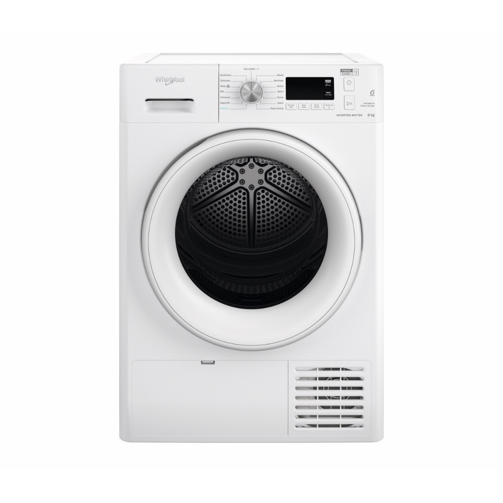 Whirlpool Heat Pump Dryer 8kg (HFCX80410) inclusive of stacking kit, TV & Home Appliances