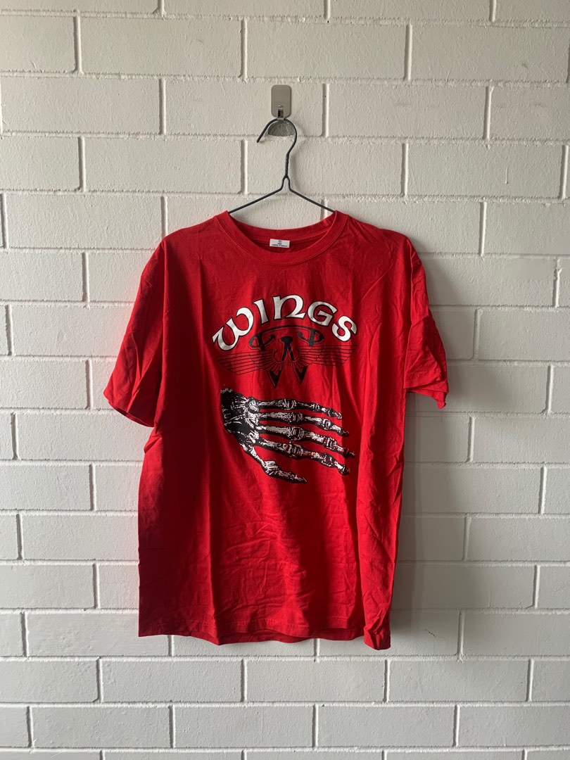 Wings Band Tee, Men's Fashion, Tops & Sets, Tshirts & Polo Shirts on