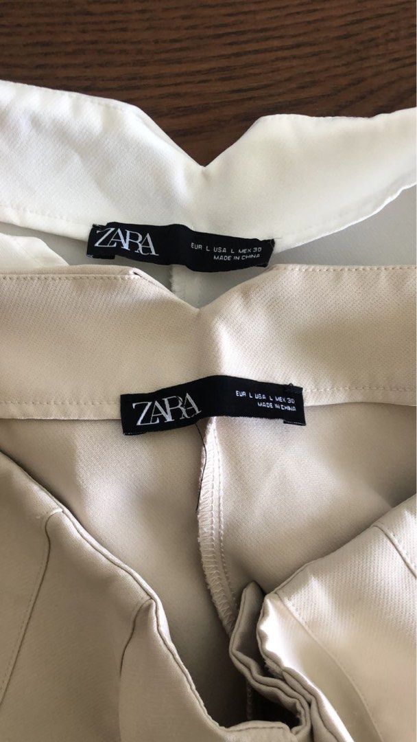 Zara High Waist Trousers, Women's Fashion, Bottoms, Other Bottoms on  Carousell