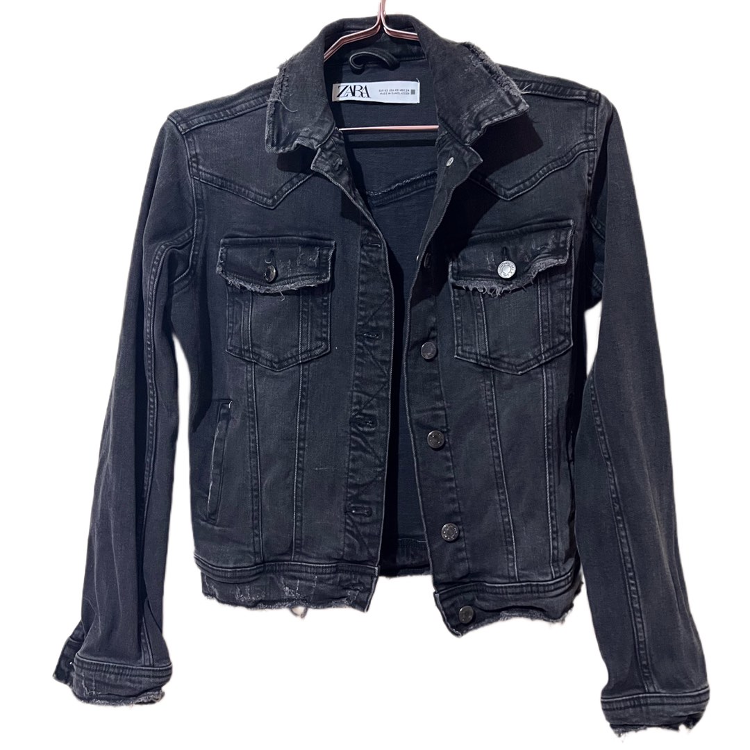 Zara Tailored Denim Jacket on Carousell