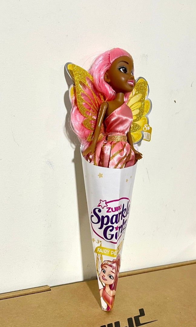 Zuru sparkle girlz princess and unicorn cone doll, Hobbies & Toys