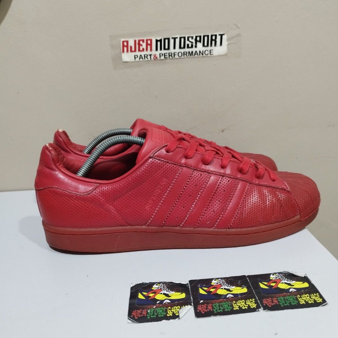 Adidas superstar hotsell all red uk