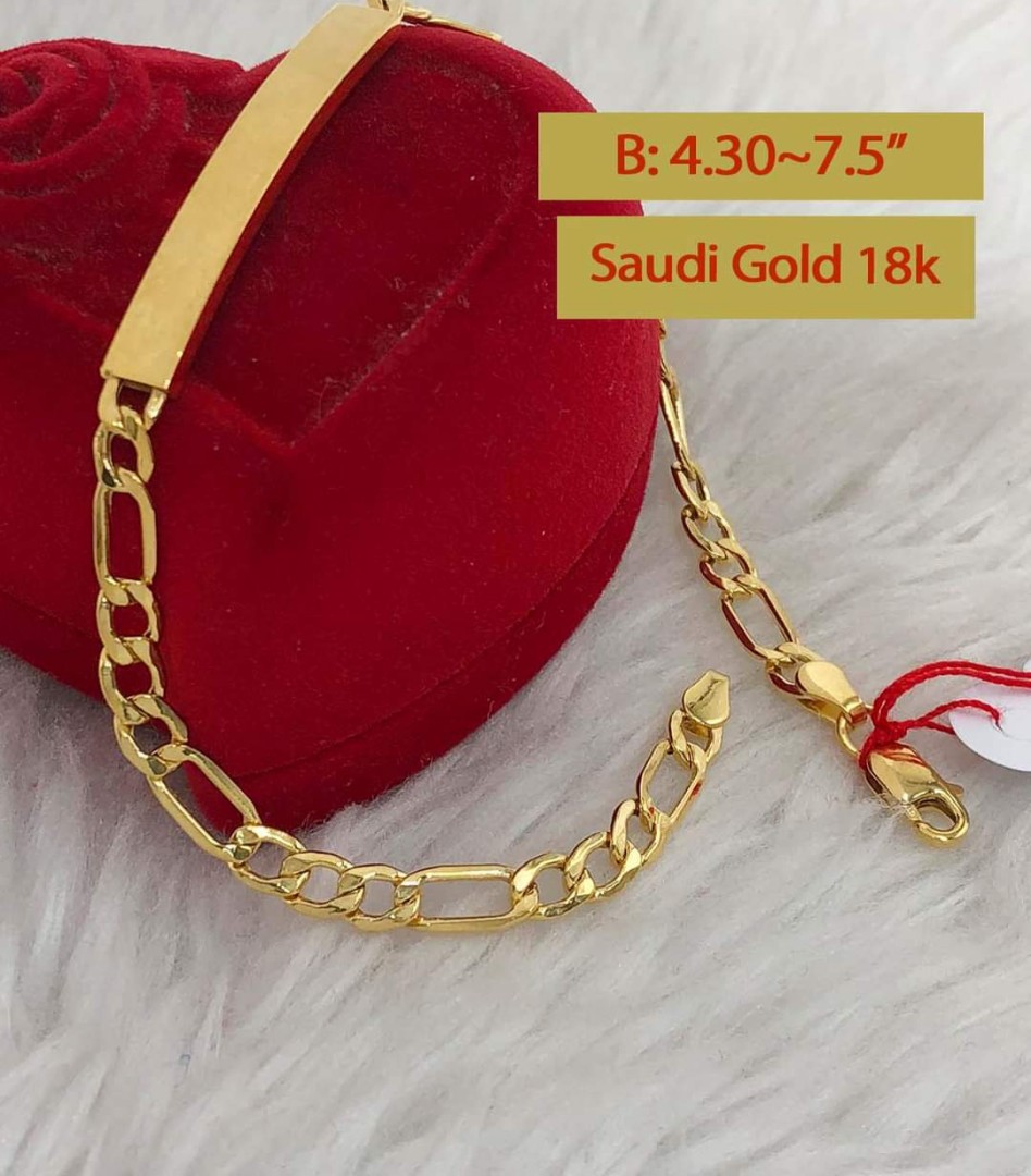 18k saudi gold bracelet on Carousell