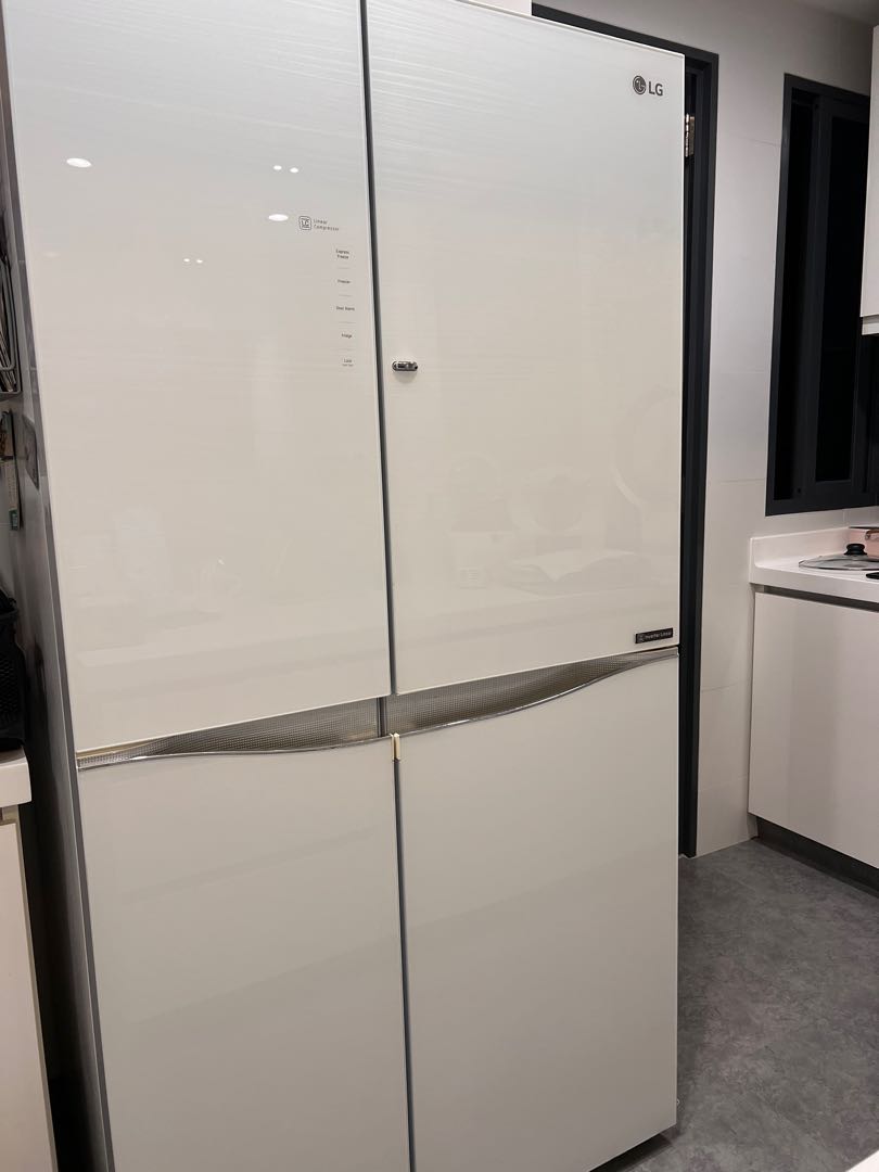 (Self collect in Oct) 626L Aria White SidebySide Refrigerator with