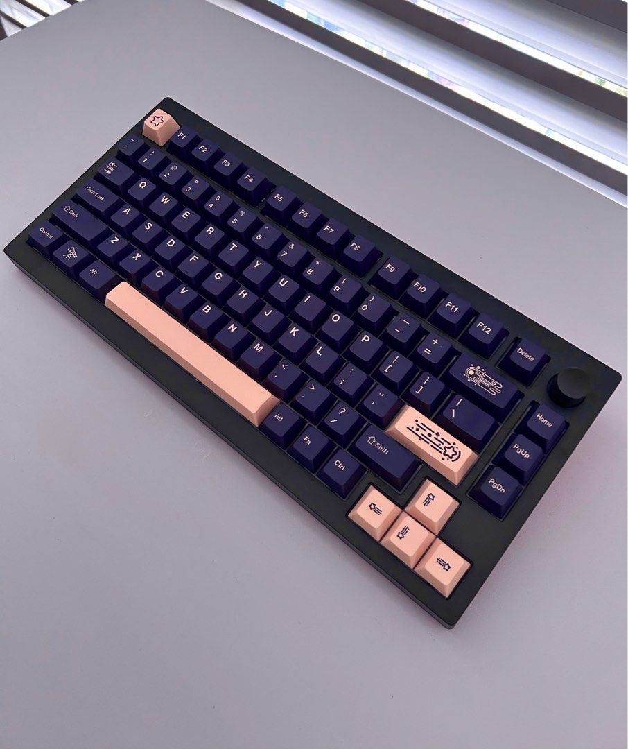75% Custom Mechanical Keyboard (Stargaze Keycaps), Computers & Tech ...