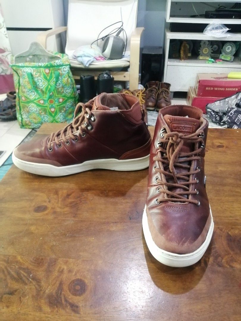Boots top lacoste red