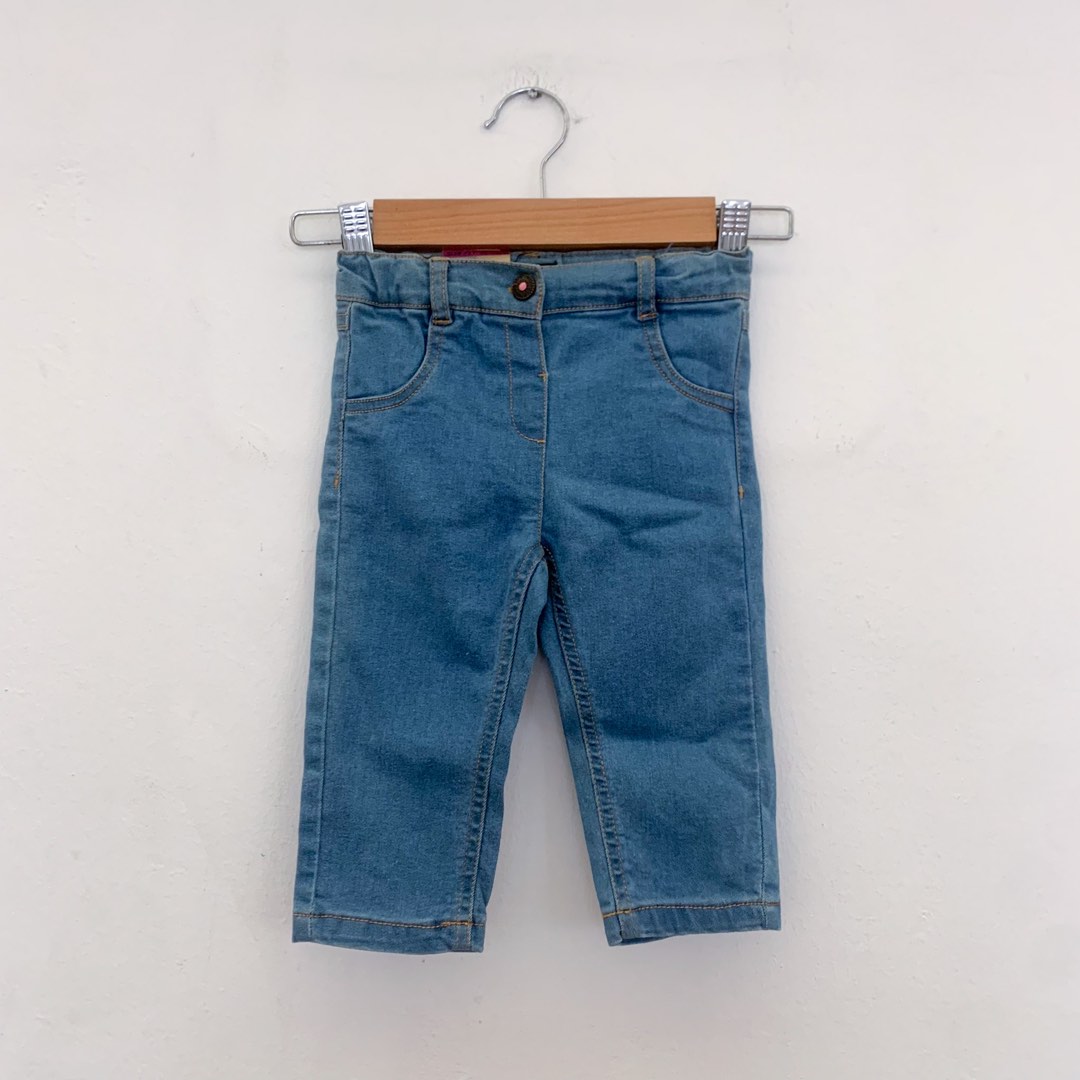 12 18m Kiabi Baby Denim Straight Cut Jeans Babies Kids