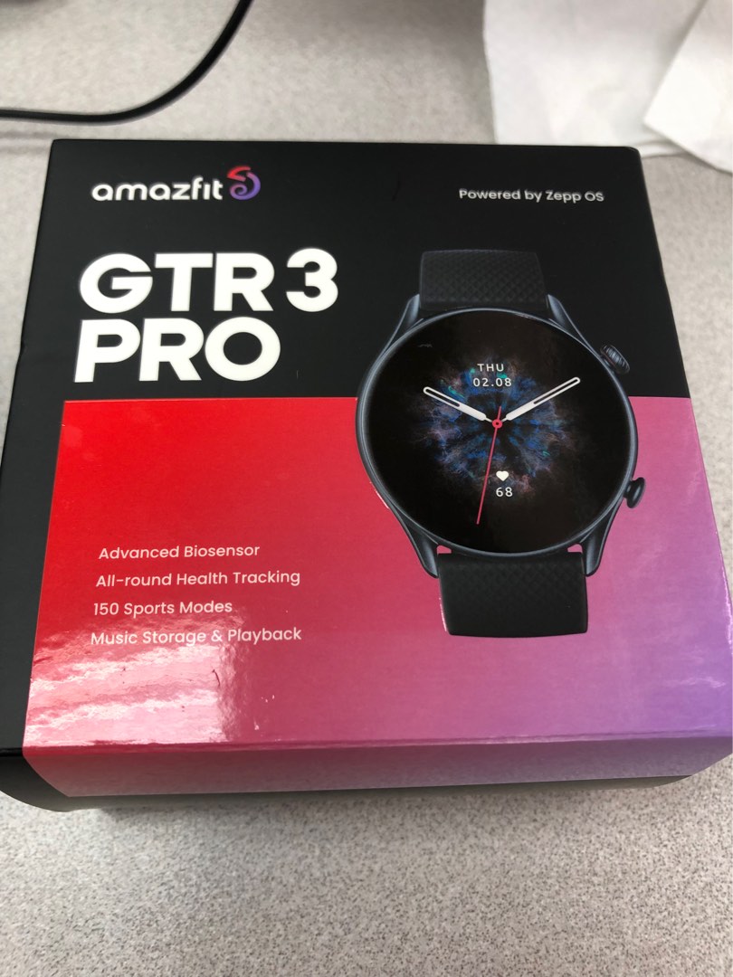 Amazfit GTR 3 Pro 智能手錶, 名牌, 手錶- Carousell