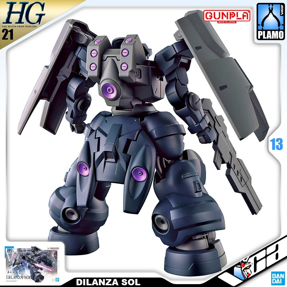⭐️ BANDAI GUNPLA HIGH GRADE MOBILE SUIT GUNDAM THE WITCH FROM MERCURY HGTWFM HG 1/144 DILANZA SOL PLASTIC MODEL TOY VCA SINGAPORE 4573102651136 (Category: Gundam Model Kits) located in Singapore. Submitted by vcagundam.sg (Listing ID 1247868162, Image 3). Description: 🌐𝗪𝗘𝗕𝗦𝗛𝗢𝗣-𝗟𝗜𝗡𝗞 https://v.vcagundam.sg/iV5plH 📝 𝗛𝗘𝗔𝗗 𝗛𝗘𝗜𝗚𝗛𝗧 : 13cm | 𝗧𝗬𝗣𝗘 : PLASTIC MODEL KIT Jeturk Heavy Machinery's combat mobile suit, the Dilanza Sol, 