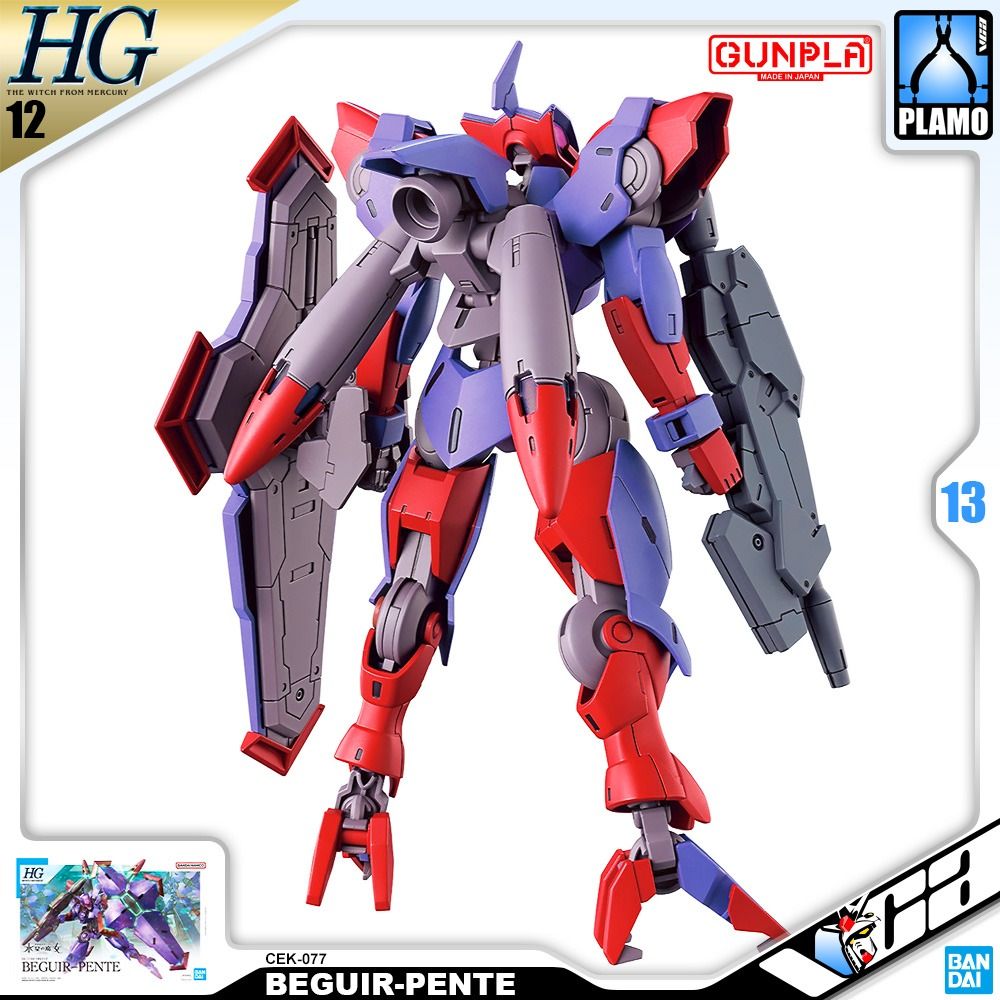 ✅𝐑𝐄𝐀𝐃𝐘 𝐒𝐓𝐎𝐂𝐊⭐️ BANDAI GUNPLA HIGH GRADE MOBILE SUIT GUNDAM THE WITCH FROM MERCURY HGTWFM HG 1/144 BEGUIR-PENTE BEGUIR PENTE PLASTIC MODEL TOY VCA SINGAPORE 4573102650160 (Category: Toys & Collectibles) located in Singapore. Submitted by vcagundam.sg (Listing ID 1247872148, Image 3). Description: ⭐ ⭐ ⭐ ⭐ ⭐ TOP RATED SG SELLER! 📦 WE SHIP YOUR ORDER WITH❤️CARE! ✅ BRAND NEW IN BOX 📝 𝗛𝗘𝗔𝗗 𝗛𝗘𝗜𝗚𝗛𝗧 : 13cm | 𝗧𝗬𝗣𝗘 : PLASTIC MODEL 