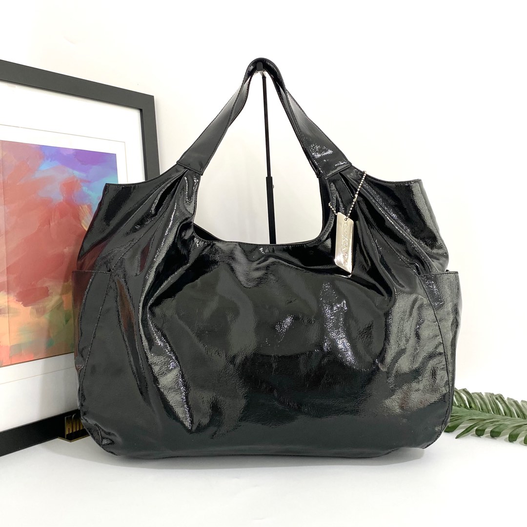 Dkny patent leather new arrivals bag