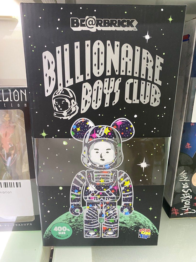 SOLD 全新Medicom Toy Bearbrick Be@rbrick 400% Billionaire Boys Club Starfield  Astronaut 億萬男孩俱樂部, 興趣及遊戲, 玩具& 遊戲類- Carousell