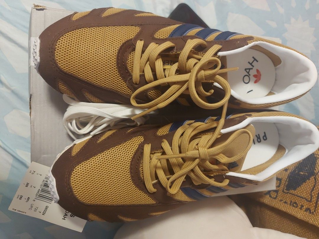 Adidas us 7.5 top to cm gold