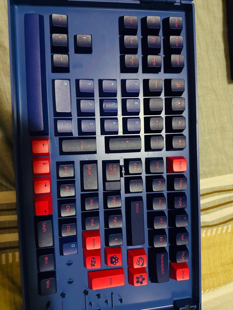 Akko Neon Cherry Profile Double-shot PBT Keycap Set for Mechanical ...