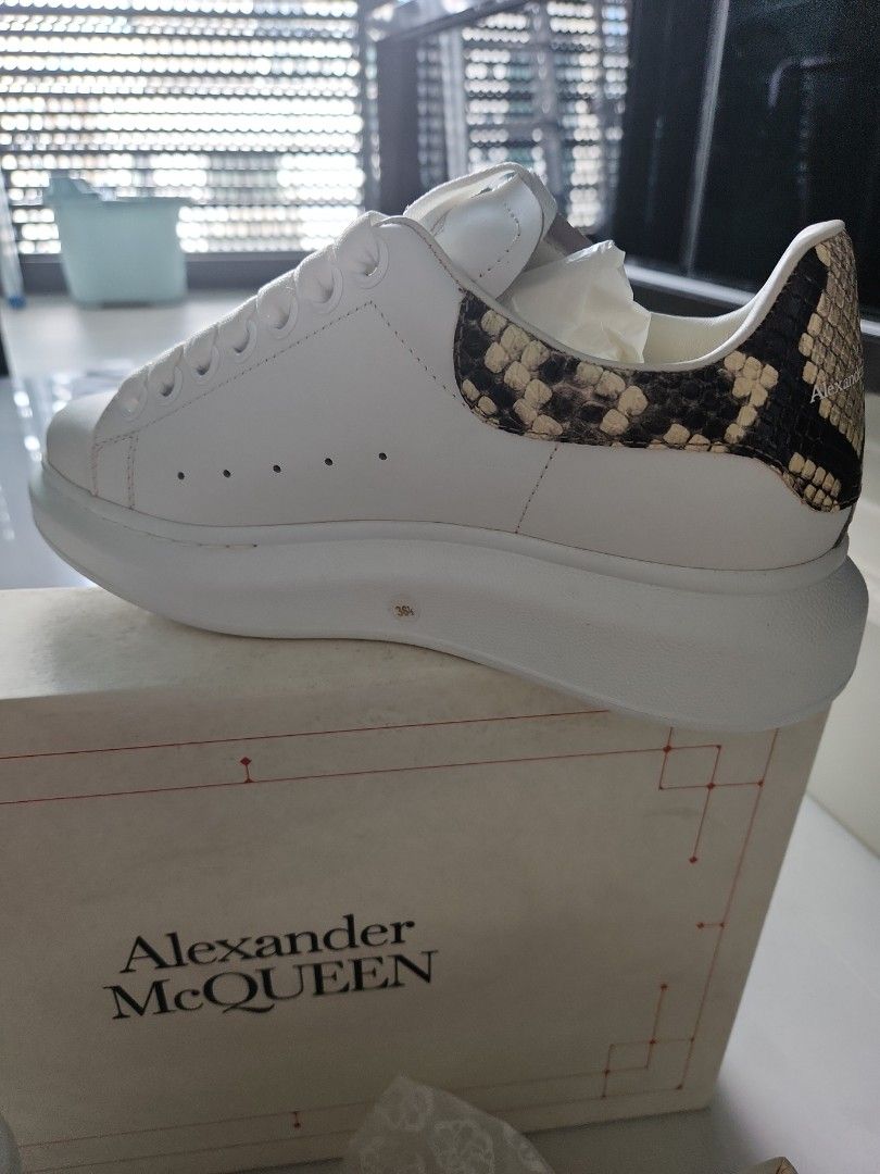 Alexander mcqueen clearance python trainers