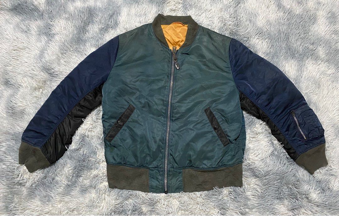 Alpha industries reversible bomber clearance