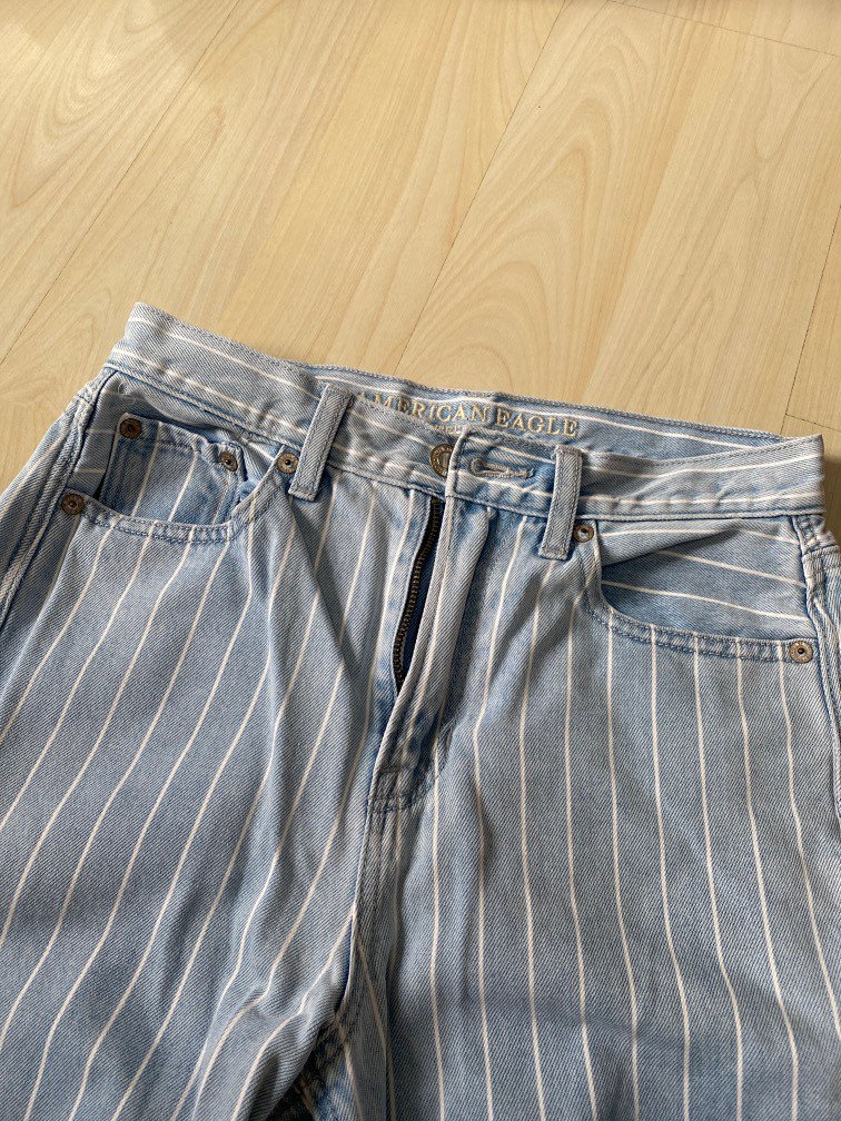 American eagle 2025 striped jeans