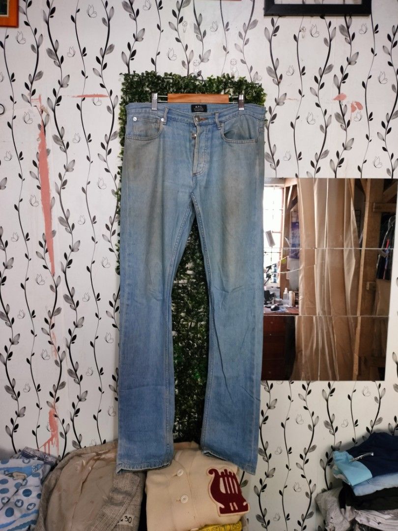 APC Denim Jeans, Men's Fashion, Bottoms, on Carousell