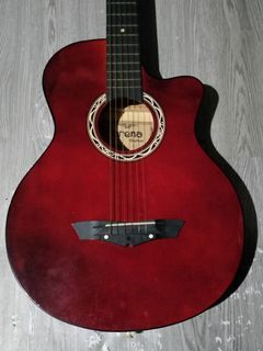 Arena Acoustic Guitar Red for Beginners