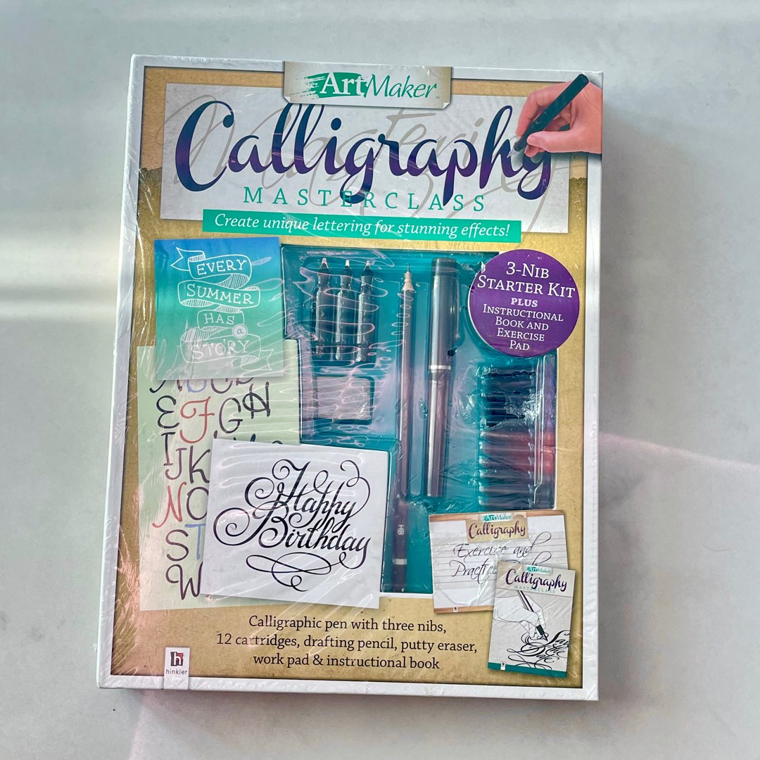 Art Maker Calligraphy Masterclass Starter Kit on Carousell