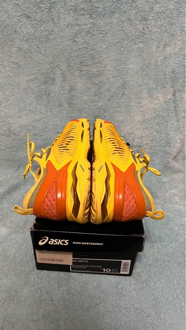 Kiko asics yellow top