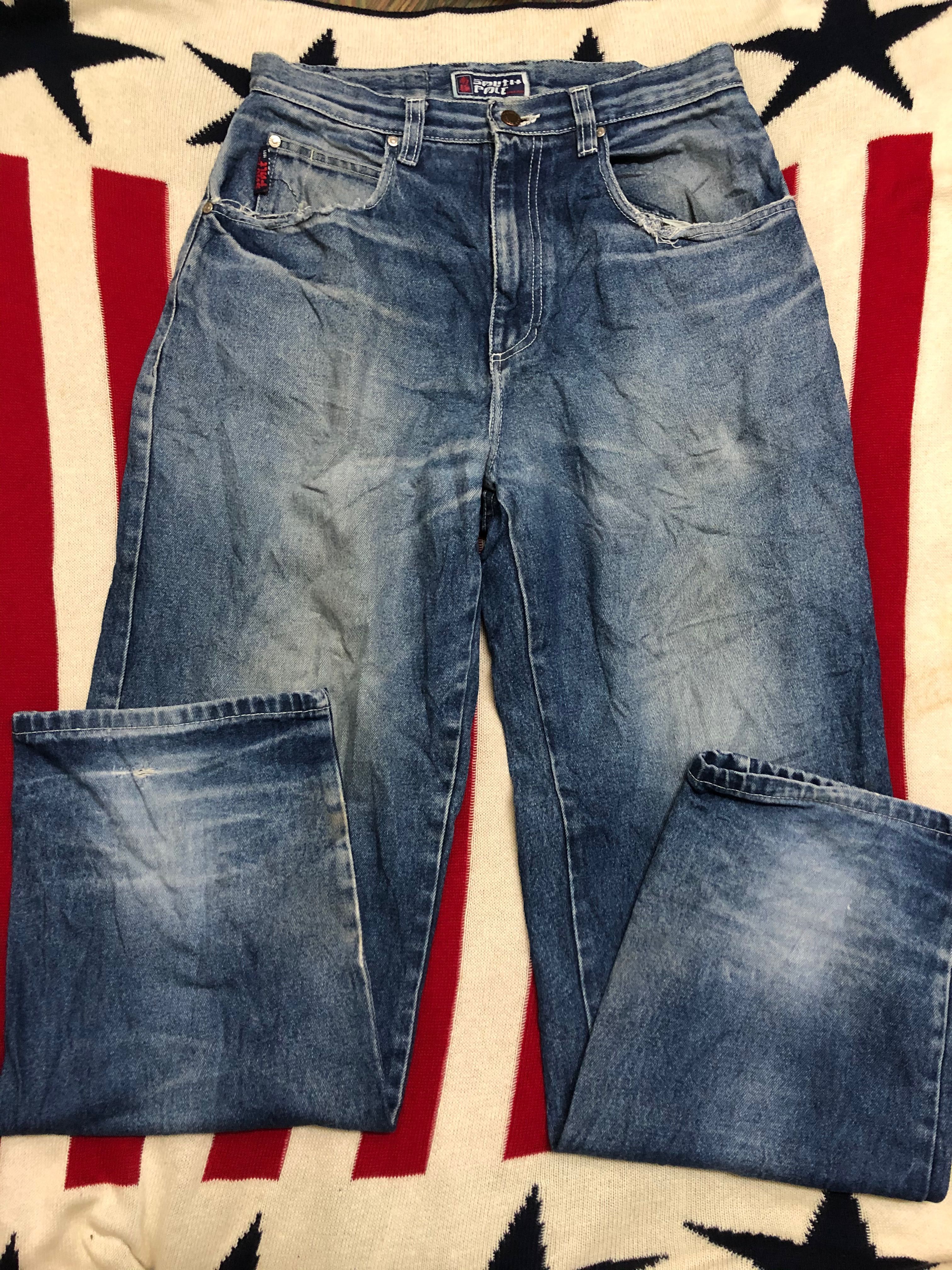 Baggy Southpole Jeans Vintage Distress Pant