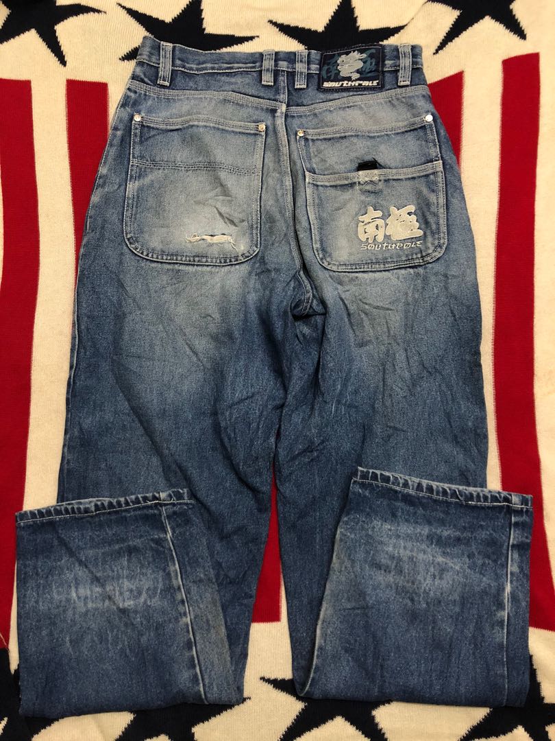 Baggy Southpole Jeans Vintage Distress Pant