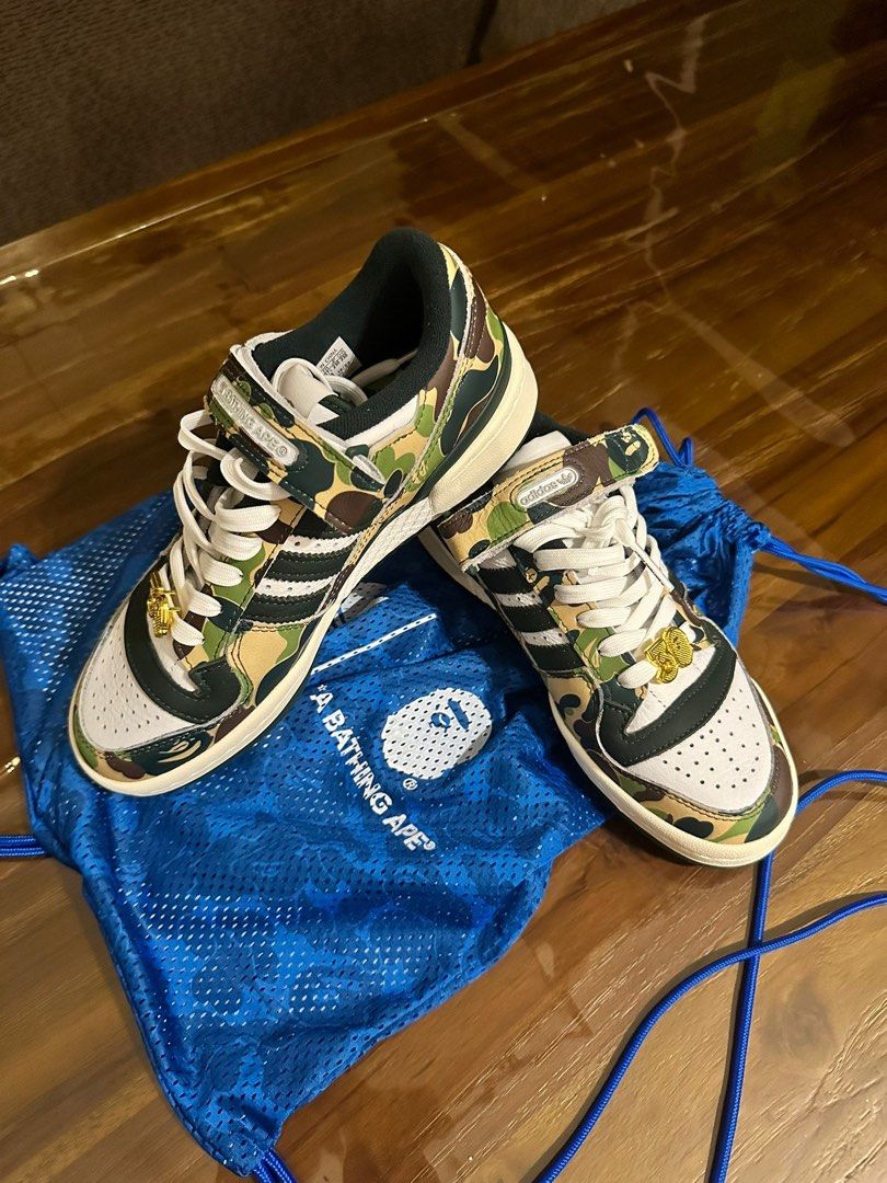 Bape Adidas Forum 84 Low (Ladies Size), Women's Fashion, Footwear