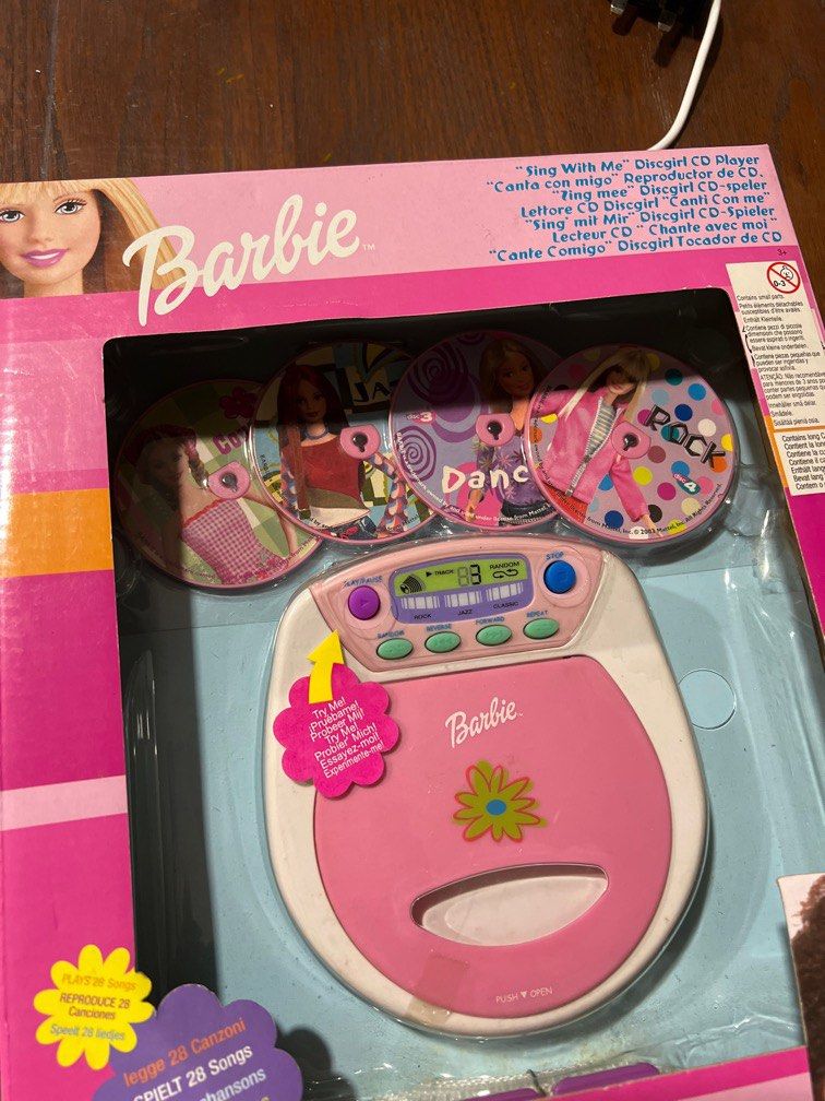 Barbie cd player, Hobbies & Toys, Toys & Games on Carousell