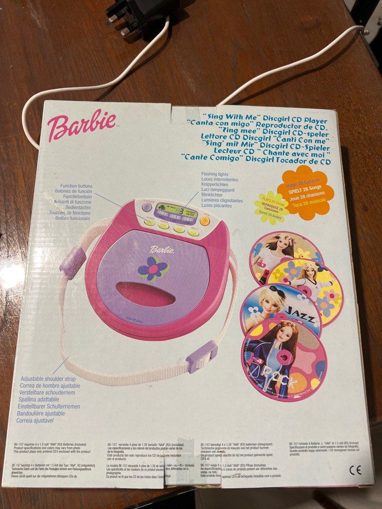 Barbie cd player, Hobbies & Toys, Toys & Games on Carousell