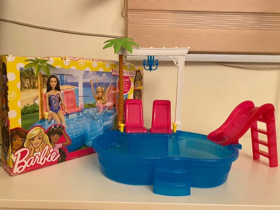 Barbie Swimming Pool, Hobbies & Toys, Toys & Games on Carousell