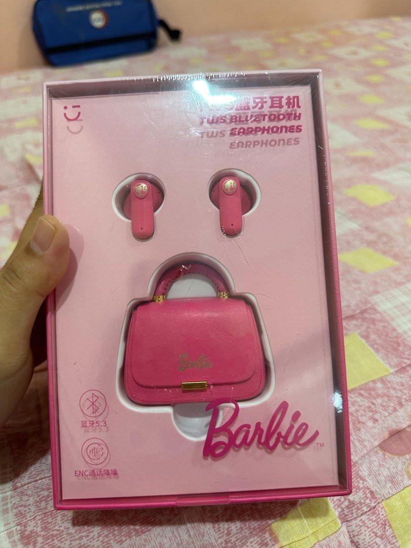 Barbie x Miniso bluetooth earphone, Audio, Headphones & Headsets on