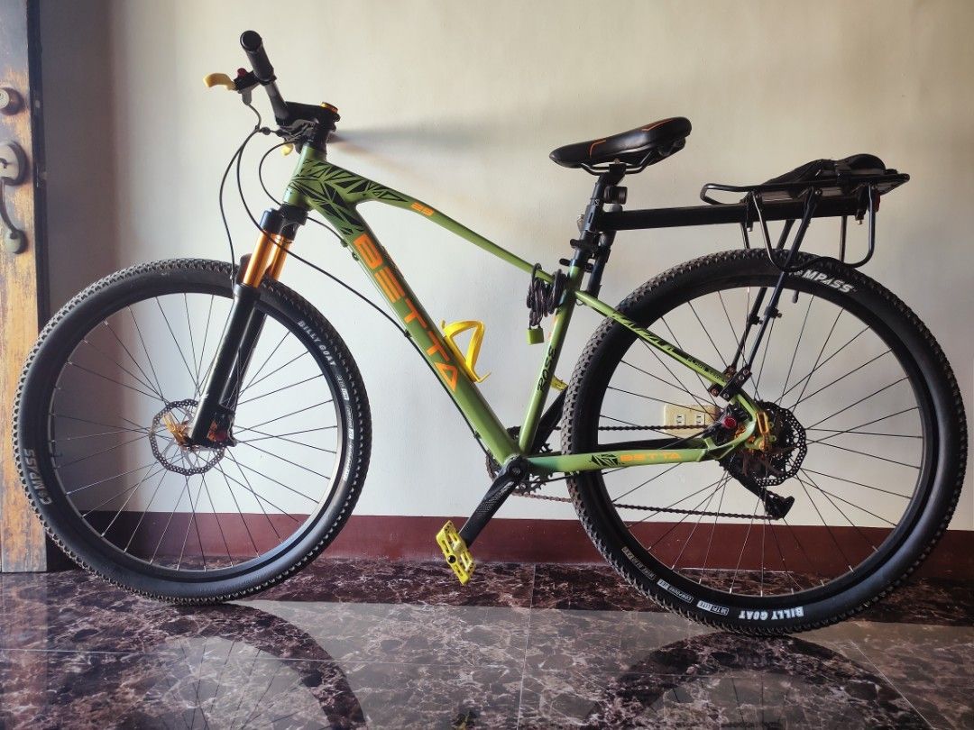 BETTA Rose Tail 29er FLARE SERIES Army Green Mountain Bike Rear Bike Rack