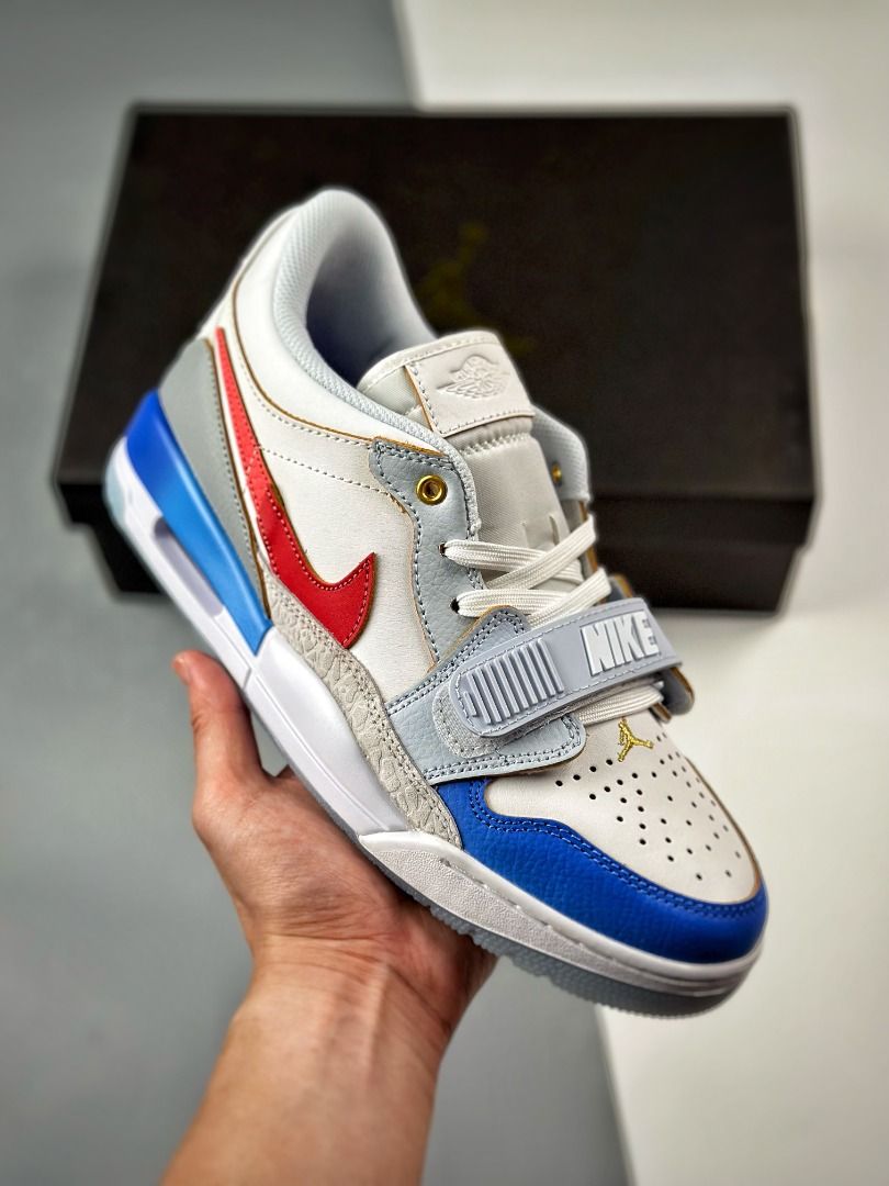 BINB Air Jordan Legacy 312 Low White Blue Red Men s Fashion