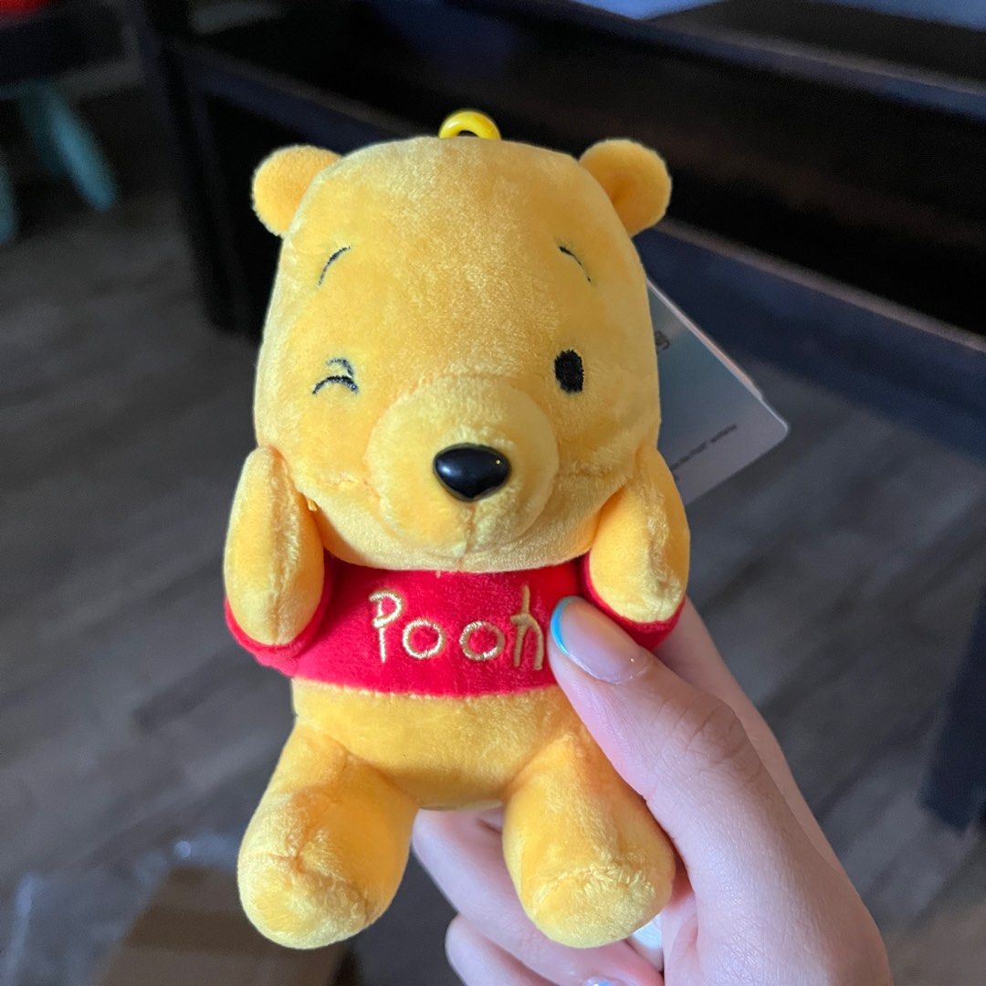 Winnie the pooh hotsell soft toy keyring