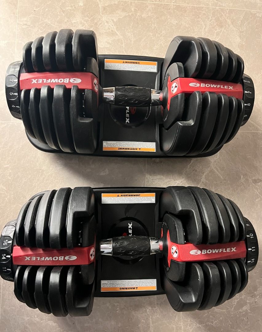 Bowflex SelectTech 552 Adjustable Dumbbells (Pair) 52lbs/23kg per