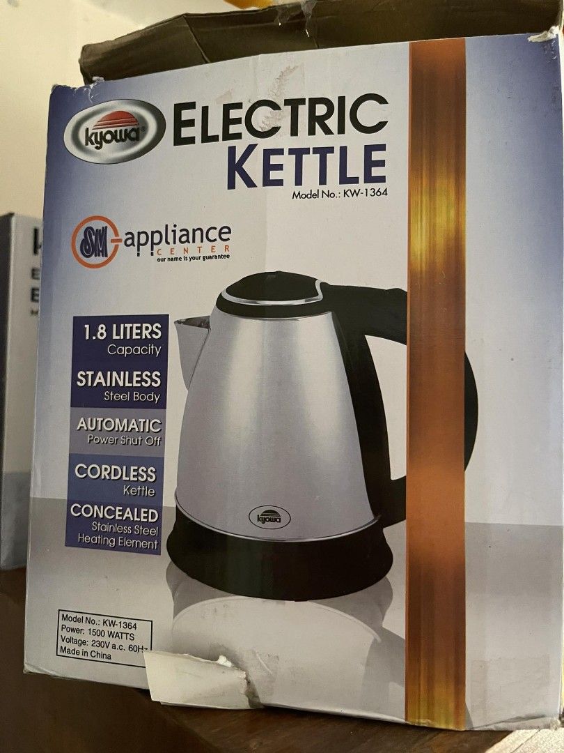 Brand New Kyowa Electric Kettle, TV & Home Appliances, Kitchen